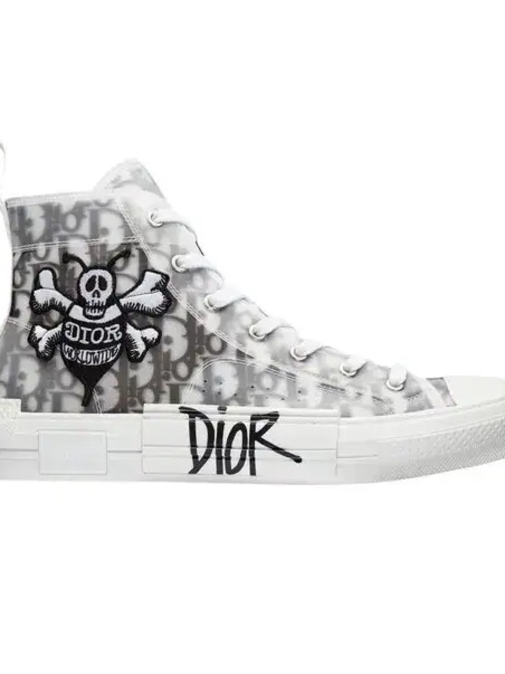 Dior x Shawn Stussy B23 High Top Oblique Bee Logo Sneakers Size 43 (10 US)